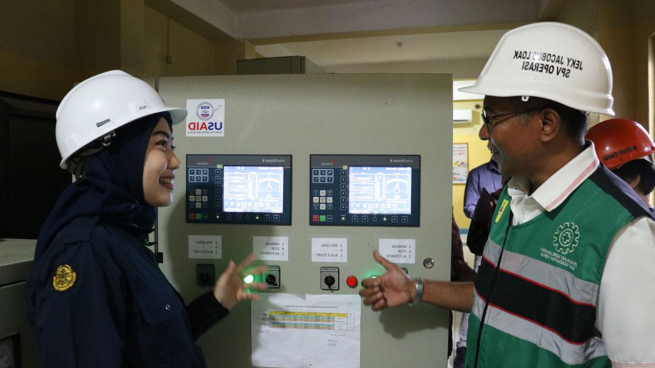 Inspecting an automatic dispatch system ICED II installed in PLN’s Sumba Timur mini-grid